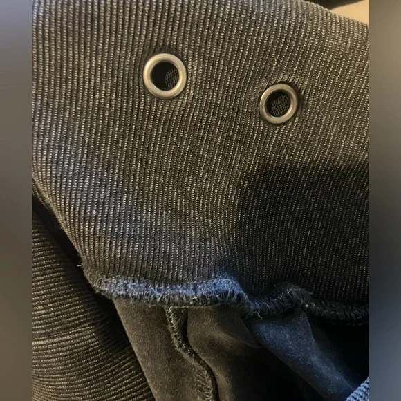 Free people movement  athletic stretch shorts rolled waist grey dip-dye Large - Picture 7 of 8